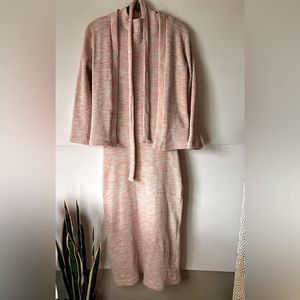 Vintage Rio Fashion Light Pink Dress Set Size 12